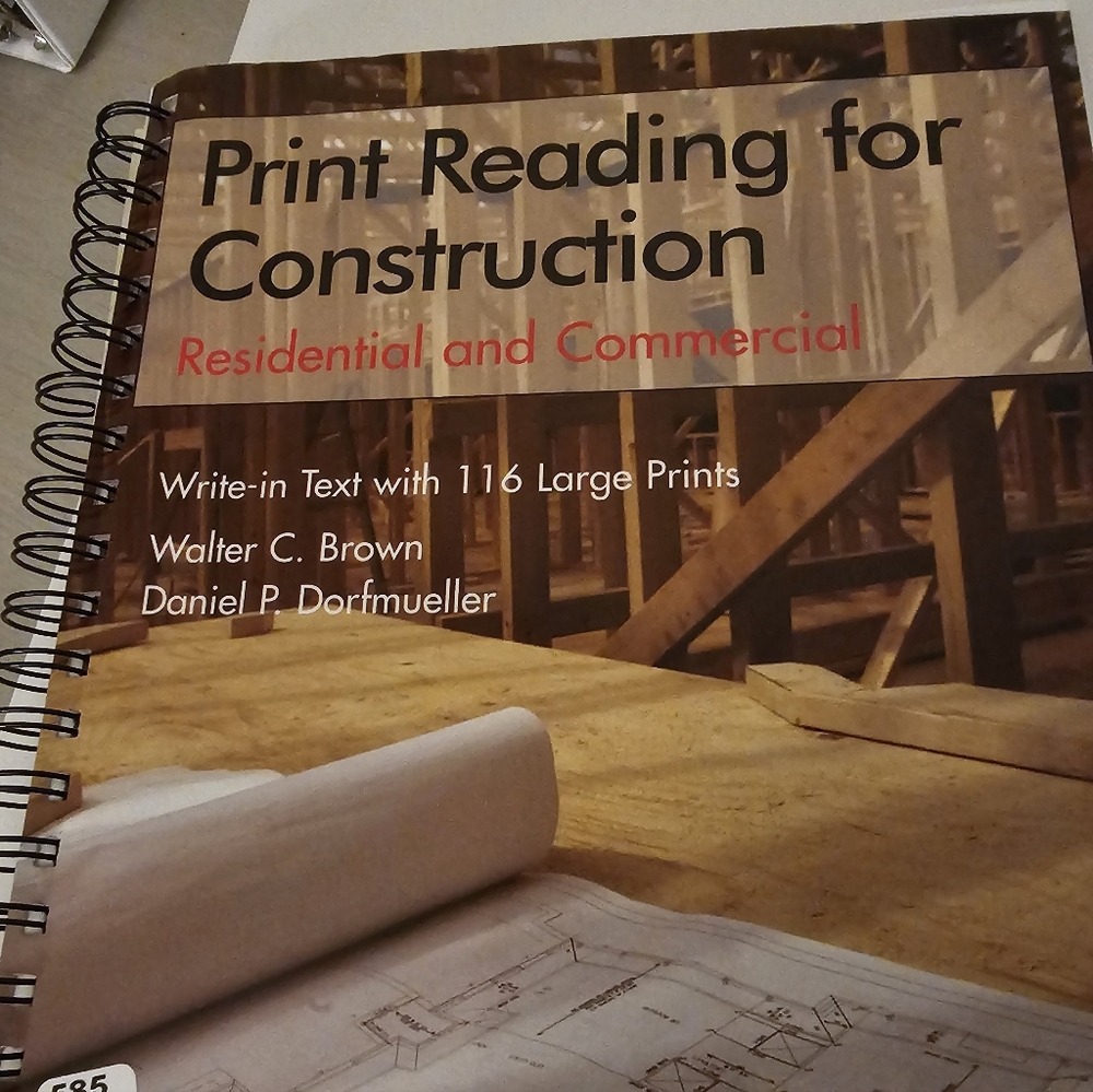 Spiral-Bound Construction Textbook